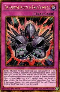 The Phantom Knights of Dark Gauntlets [PGL3-EN016] Gold Secret Rare | Empire Gaming NC