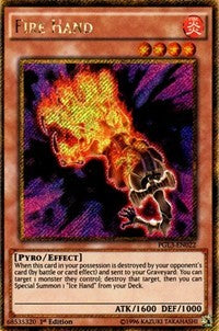 Fire Hand [PGL3-EN022] Gold Secret Rare | Empire Gaming NC