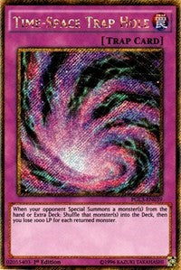 Time-Space Trap Hole [PGL3-EN039] Gold Secret Rare | Empire Gaming NC