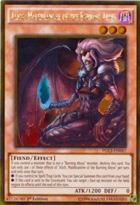 Alich, Malebranche of the Burning Abyss [PGL3-EN047] Gold Rare | Empire Gaming NC