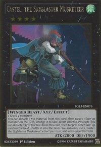 Castel, the Skyblaster Musketeer [PGL3-EN076] Gold Rare | Empire Gaming NC