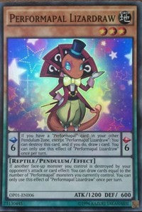 Performapal Lizardraw [OP01-EN006] Super Rare | Empire Gaming NC