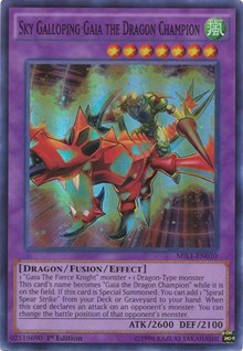 Sky Galloping Gaia the Dragon Champion [MIL1-EN010] Super Rare | Empire Gaming NC