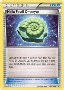 Helix Fossil Omanyte (102) [XY - Fates Collide] | Empire Gaming NC