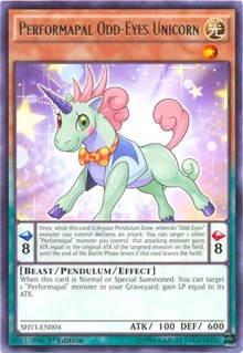 Performapal Odd-Eyes Unicorn [SHVI-EN004] Rare | Empire Gaming NC