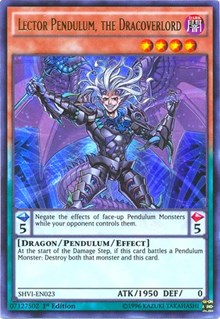 Lector Pendulum, the Dracoverlord [SHVI-EN023] Ultra Rare | Empire Gaming NC