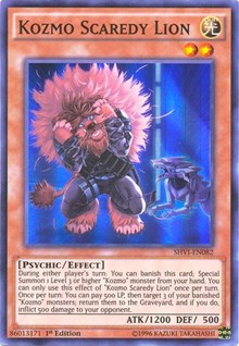 Kozmo Scaredy Lion [SHVI-EN082] Super Rare | Empire Gaming NC