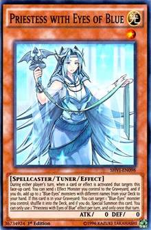 Priestess with Eyes of Blue [SHVI-EN098] Super Rare | Empire Gaming NC