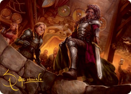 Veteran Dungeoneer Art Card (Gold-Stamped Signature) [Dungeons & Dragons: Adventures in the Forgotten Realms Art Series] | Empire Gaming NC