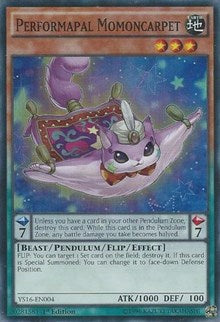 Performapal Momoncarpet [YS16-EN004] Super Rare | Empire Gaming NC