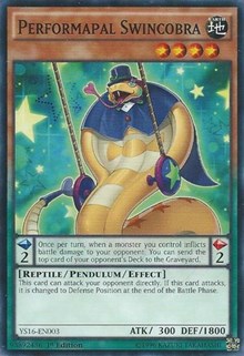 Performapal Swincobra [YS16-EN003] Common | Empire Gaming NC