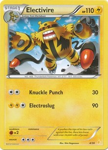 Electivire (4) (4) [XY Trainer Kit: Pikachu Libre & Suicune] | Empire Gaming NC