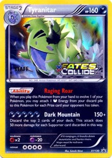 Tyranitar (Staff Prerelease) (XY130) [XY Promos] | Empire Gaming NC