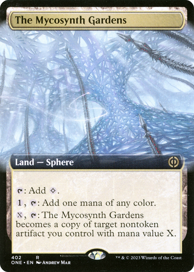 The Mycosynth Gardens (Extended Art) [Phyrexia: All Will Be One] | Empire Gaming NC