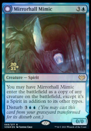 Mirrorhall Mimic // Ghastly Mimicry [Innistrad: Crimson Vow Prerelease Promos] | Empire Gaming NC