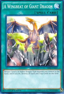 A Wingbeat of Giant Dragon [SR02-EN027] Common | Empire Gaming NC