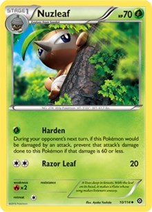 Nuzleaf (10) [XY - Steam Siege] | Empire Gaming NC