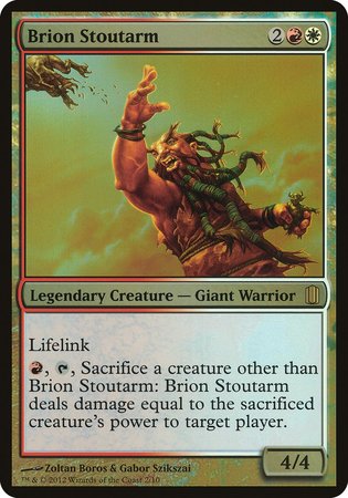 Brion Stoutarm (Commander's Arsenal) [Commander's Arsenal Oversized] | Empire Gaming NC