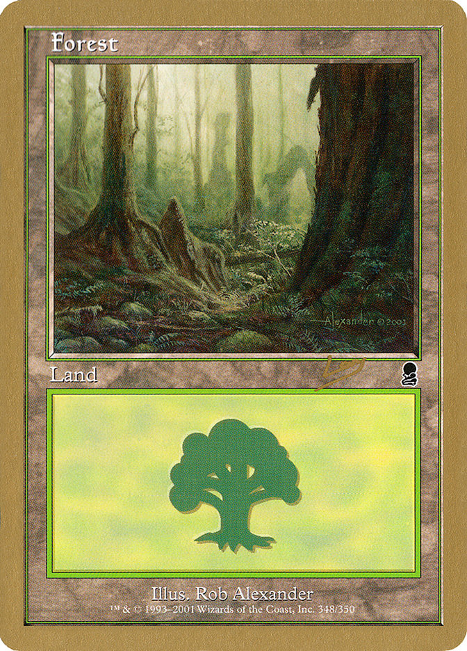 Forest (rl348) (Raphael Levy) [World Championship Decks 2002] | Empire Gaming NC