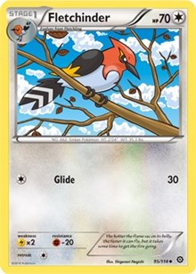 Fletchinder (95) [XY - Steam Siege] | Empire Gaming NC