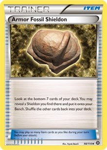 Armor Fossil Shieldon (98) [XY - Steam Siege] | Empire Gaming NC