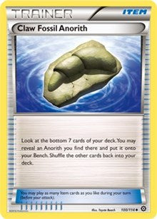 Claw Fossil Anorith (100) [XY - Steam Siege] | Empire Gaming NC