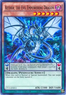 Aether, the Evil Empowering Dragon [CT13-EN011] Super Rare | Empire Gaming NC