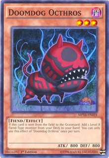 Doomdog Octhros [MP16-EN018] Common | Empire Gaming NC