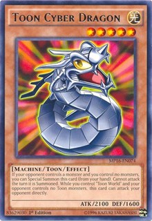 Toon Cyber Dragon [MP16-EN074] Rare | Empire Gaming NC