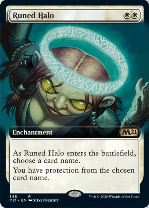 Runed Halo (Extended Art) [Core Set 2021] | Empire Gaming NC