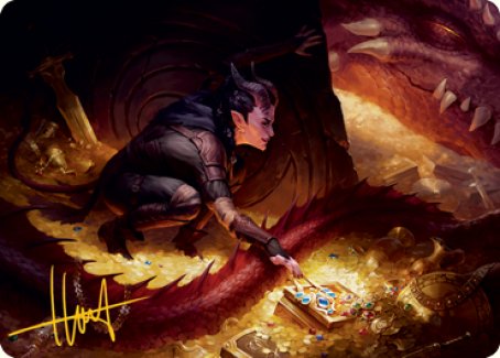 Hoard Robber Art Card (Gold-Stamped Signature) [Dungeons & Dragons: Adventures in the Forgotten Realms Art Series] | Empire Gaming NC