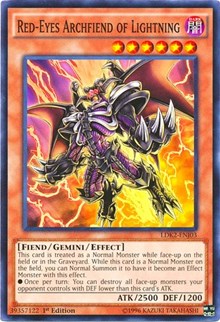 Red-Eyes Archfiend of Lightning [LDK2-ENJ03] Common | Empire Gaming NC