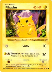 Pikachu (E3 Stamped Promo with Red Cheeks) (58) [Miscellaneous Cards & Products] | Empire Gaming NC