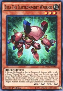 Beta The Electromagnet Warrior [SDMY-EN002] Super Rare | Empire Gaming NC