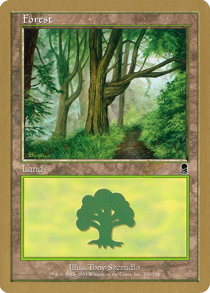 Forest (rl350) (Raphael Levy) [World Championship Decks 2002] | Empire Gaming NC