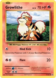 Growlithe (17) [XY - Evolutions] | Empire Gaming NC