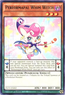 Performapal Whim Witch [INOV-EN002] Rare | Empire Gaming NC