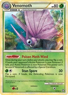 Venomoth (HGSS Triumphant) (11) [Deck Exclusives] | Empire Gaming NC