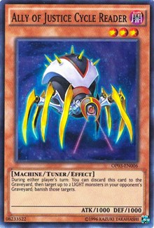 Ally of Justice Cycle Reader [OP03-EN006] Super Rare | Empire Gaming NC