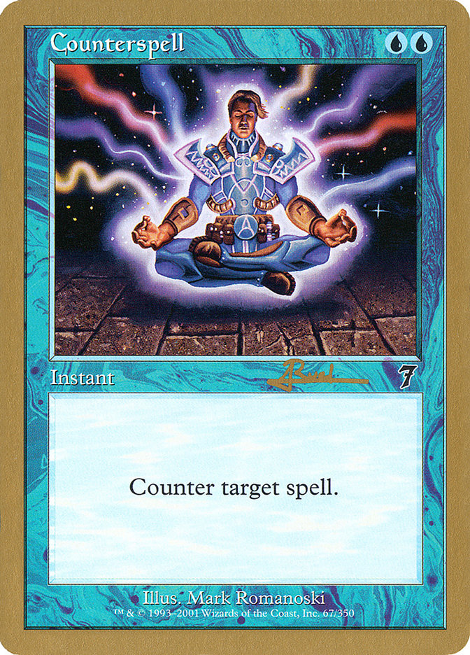 Counterspell (Antoine Ruel) (7ED) [World Championship Decks 2001] | Empire Gaming NC