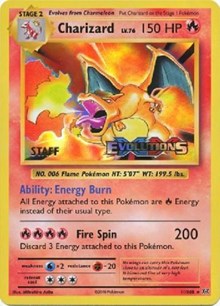 Charizard (XY Evolutions Staff Prerelease) (11) [XY Promos] | Empire Gaming NC