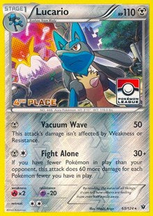 Lucario - 63/124 (League Promo) [4th Place] (63) [League & Championship Cards] | Empire Gaming NC