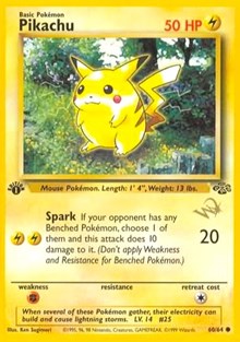 Pikachu (W Stamped Promo) (60) [WoTC Promo] | Empire Gaming NC