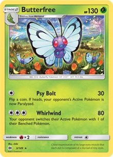 Butterfree (3) [SM Base Set] | Empire Gaming NC