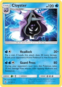 Cloyster (34) [SM Base Set] | Empire Gaming NC