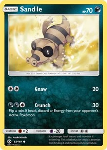 Sandile (83) [SM Base Set] | Empire Gaming NC