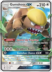 Gumshoos GX (110) [SM Base Set] | Empire Gaming NC