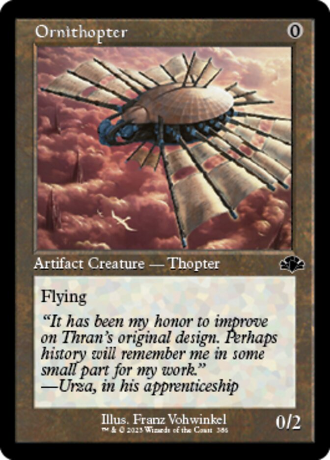 Ornithopter (Retro) [Dominaria Remastered] | Empire Gaming NC