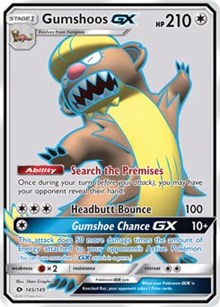 Gumshoos GX (Full Art) (145) [SM Base Set] | Empire Gaming NC