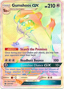 Gumshoos GX (Secret) (157) [SM Base Set] | Empire Gaming NC